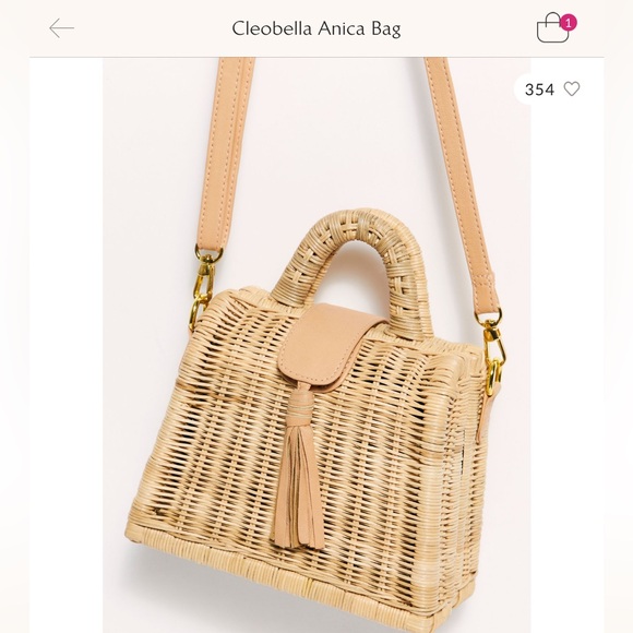 Cleobella Handbags - Cleobella Tan Crossbody Bag